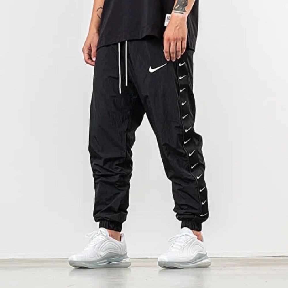 Nike Swoosh Black Track Pants